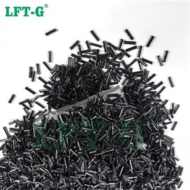 Black PA6 LCF30 Long Carbon Fiber Pellets Black PA6 LCF30 Long Carbon Fiber Pellets